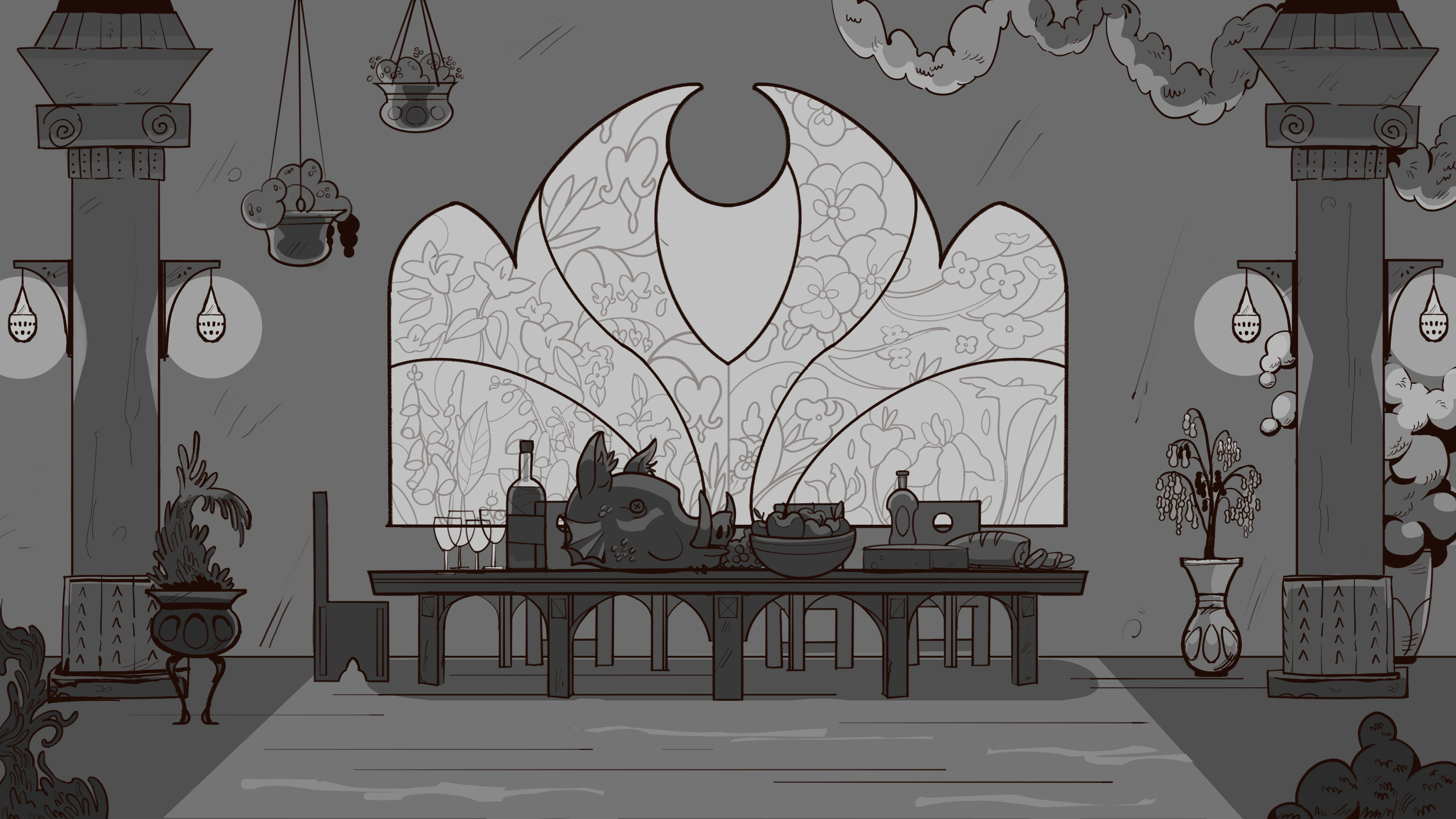 Great Hall Concept Art